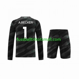 Fußballtrikots Liverpool A.Becker 1 Torwart Kinder 2023-2024 Langarm Auswärts-trikot kaufen